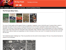 Tablet Screenshot of fa-cupfinals.co.uk